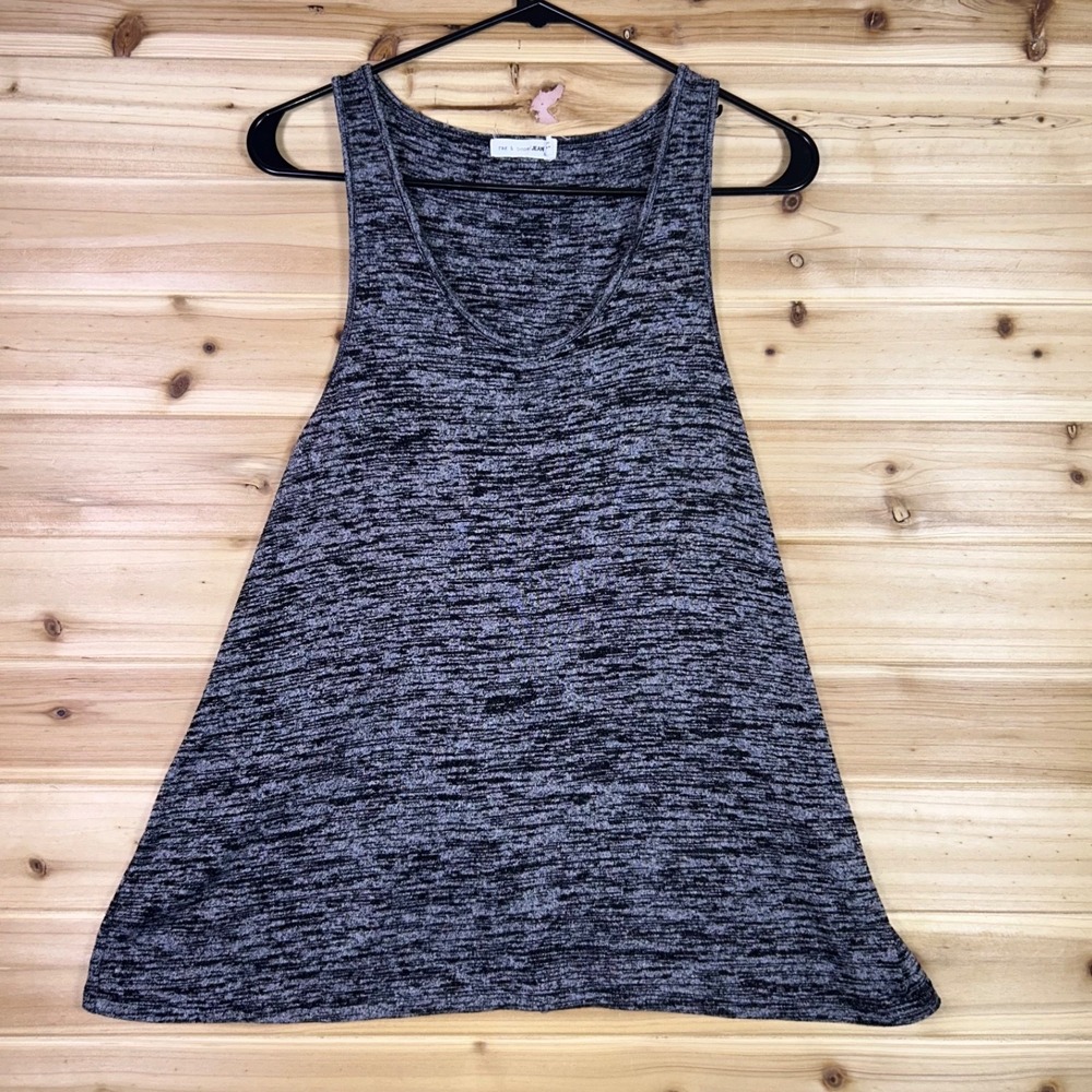 Rag & Bone Tank Top Womens Large Heather Gray Twist Back Sleeveless Shirt